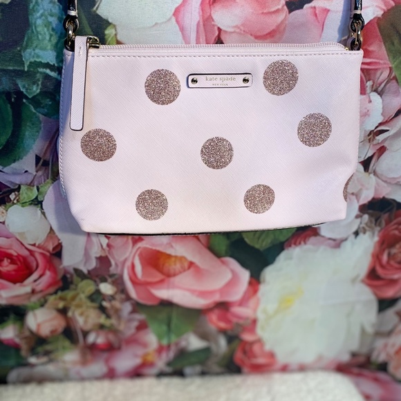 Pink Polka Dot Kate Spade Crossbody - Picture 2 of 6
